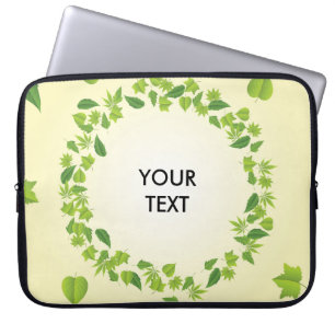 Housse Pour Ordinateur Portable Feuille du printemps
