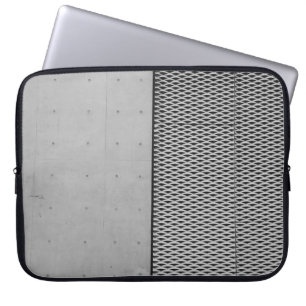 Housse Pour Ordinateur Portable Feuille galvanisée en métal gris