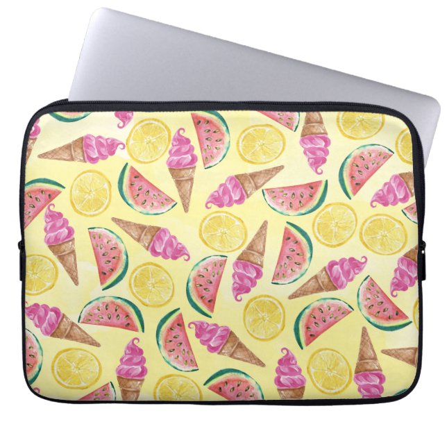 Housse Pour Ordinateur Portable Feuille orange (Devant)