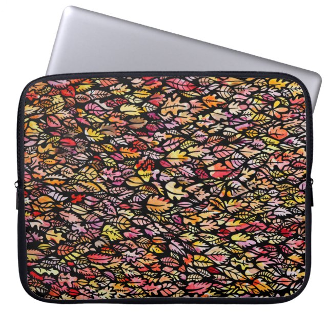 Housse Pour Ordinateur Portable Feuilles d'automne (Devant)