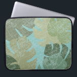 Housse Pour Ordinateur Portable Feuilles dénaturés tropicaux<br><div class="desc">"Faded Tropical Feuilles II" de Jade Reynolds. Il présente une collection de feuilles tropicaux dans un style défraîchi.</div>