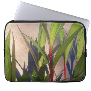 Housse Pour Ordinateur Portable Feuilles et ombres