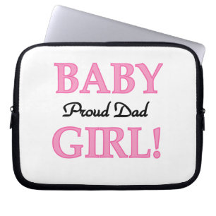 Housse Pour Ordinateur Portable Fier Papa Bébé Fille Cadeaux
