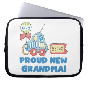 Housse Pour Ordinateur Portable Fière nouvelle grand-mère C'est un garçon cadeaux