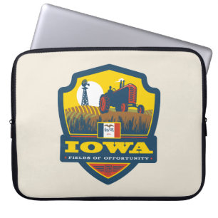 Housse Pour Ordinateur Portable Fierté de l'État   Iowa