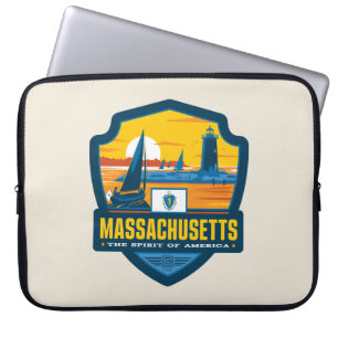 Housse Pour Ordinateur Portable Fierté de l'État Massachusetts