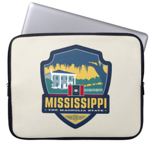 Housse Pour Ordinateur Portable Fierté de l'État Mississippi