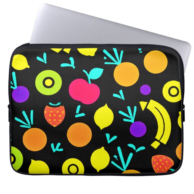 Housse Pour Ordinateur Portable Fiesta aux fruits lumineux (Devant)