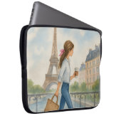 Housse Pour Ordinateur Portable Fille à Paris (Devant droit)