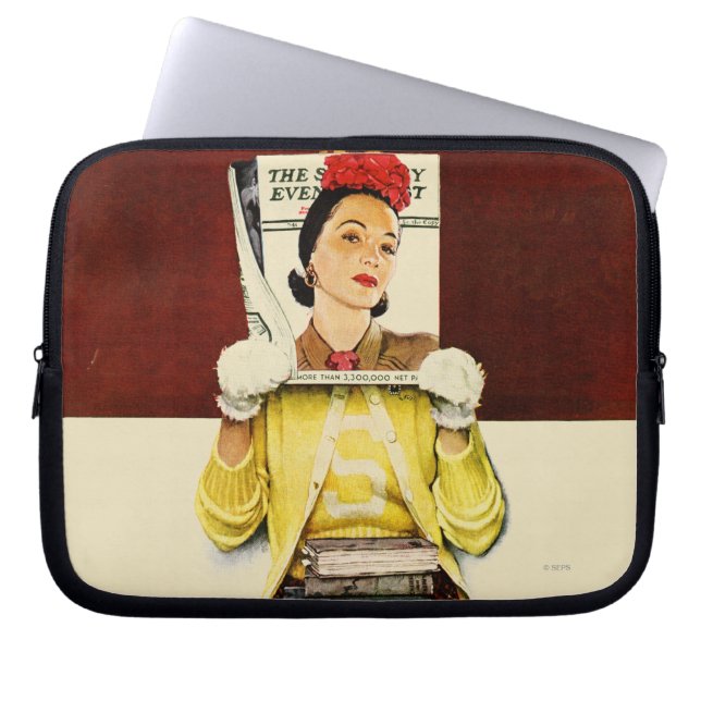 Housse Pour Ordinateur Portable Fille de couverture (Devant)