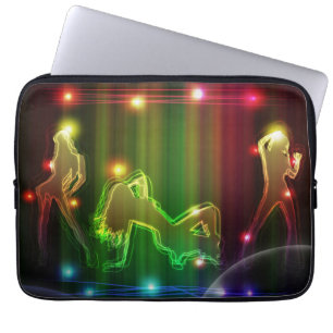 Housse Pour Ordinateur Portable Filles de fête Moderne tendance Lumières de Nons