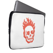 Housse Pour Ordinateur Portable Fire Skull (Devant droit)