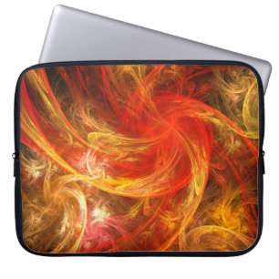 Housse Pour Ordinateur Portable Firestorm Nova Abstrait Art Laptop Sleeve