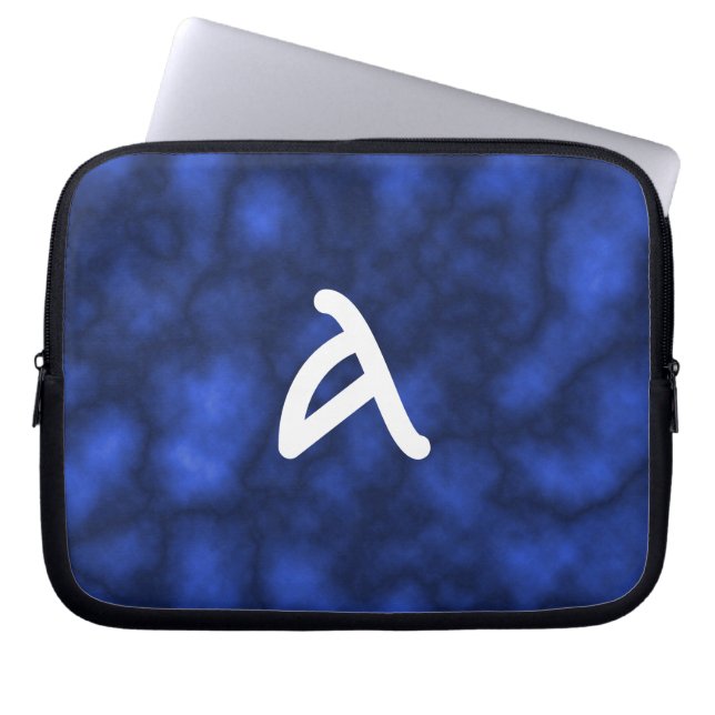 Housse Pour Ordinateur Portable Flamme bleue (Devant)