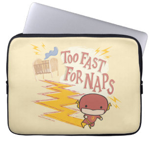 Housse Pour Ordinateur Portable Flash Chibi   Trop Rapide Pour Les Naps