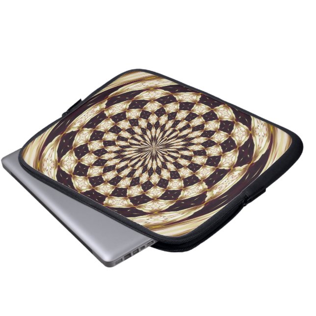 Housse pour ordinateur portable Fleur (Devant bas)