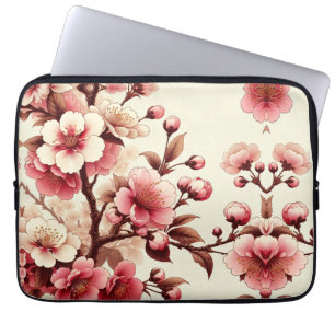 Housse Pour Ordinateur Portable Fleur de Cerisier