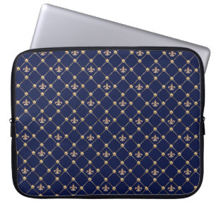 Housse Pour Ordinateur Portable Fleur de Lis
