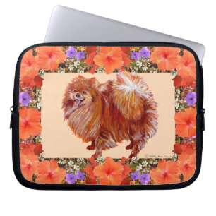 Housse Pour Ordinateur Portable Fleur de Poméranie