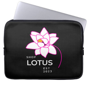 Housse Pour Ordinateur Portable Fleur LOTUS