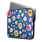 Housse Pour Ordinateur Portable Fleurs (devant gauche)