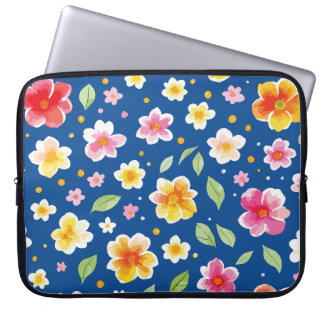 Housse Pour Ordinateur Portable Fleurs