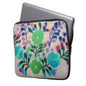 Housse Pour Ordinateur Portable fleurs (devant gauche)