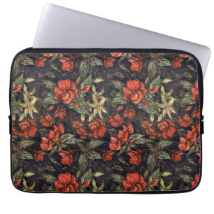 Housse Pour Ordinateur Portable Fleurs anciennes d'Alexandra Cook aka Linandara