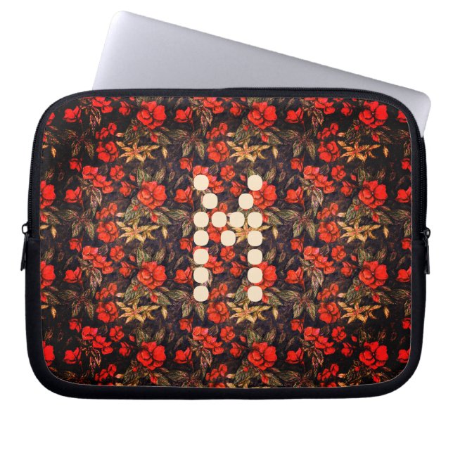 Housse Pour Ordinateur Portable Fleurs anciennes d'Alexandra Cook aka Linandara Sl (Devant)