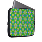 Housse Pour Ordinateur Portable Fleurs Artdeco dans le style rétro (Devant droit)