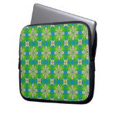 Housse Pour Ordinateur Portable Fleurs Artdeco dans le style rétro (devant gauche)