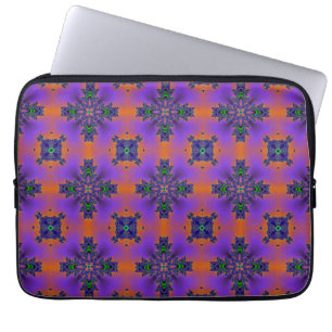 Housse Pour Ordinateur Portable Fleurs Artdeco dans le style rétro