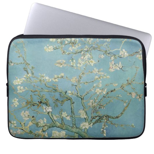 Housse Pour Ordinateur Portable Fleurs d'amandes par Vincent Van Gogh Art (Devant)