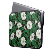 Housse Pour Ordinateur Portable Fleurs de lune 2 (devant gauche)