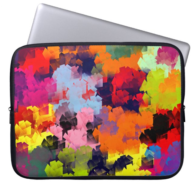 HOUSSE POUR ORDINATEUR PORTABLE FLEURS D'ÉTÉ (Devant)