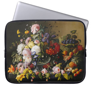 Housse Pour Ordinateur Portable Fleurs et fruits vintages