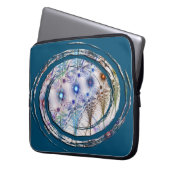 Housse Pour Ordinateur Portable Fleurs Ferns'N Abstraites (devant gauche)