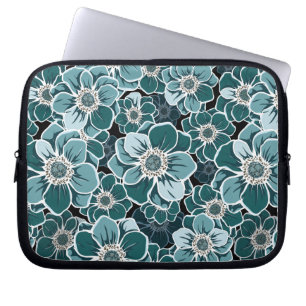 Housse Pour Ordinateur Portable Fleurs Mandala