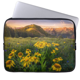 Housse Pour Ordinateur Portable Fleurs Mountain Meadow Crested Butte Colorado