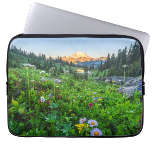 Housse Pour Ordinateur Portable Fleurs   Parc national du Mont Rainier