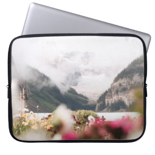HOUSSE POUR ORDINATEUR PORTABLE FLEURS PURPLE PETALED
