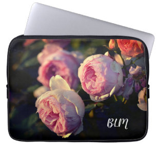 Housse Pour Ordinateur Portable Fleurs roses roses du jardin