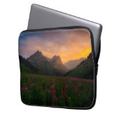 Housse Pour Ordinateur Portable Fleurs sauvages de glacier (devant gauche)
