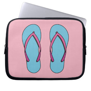 Housse Pour Ordinateur Portable Flip Flops de plage
