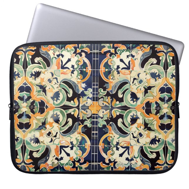 Housse Pour Ordinateur Portable Floraison méditerranéenne (Devant)