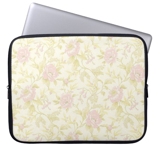 Housse Pour Ordinateur Portable Floral (Devant)