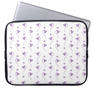 Housse Pour Ordinateur Portable Floral Bells Motif
