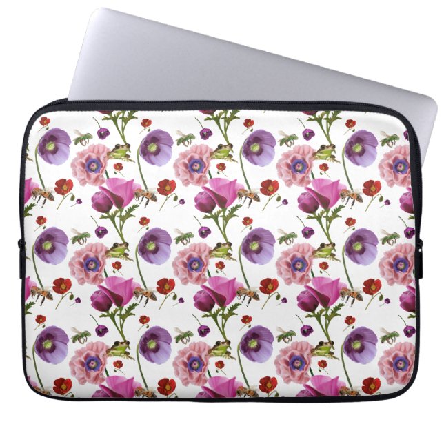 Housse Pour Ordinateur Portable Floral design (Devant)