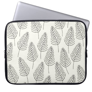 Housse Pour Ordinateur Portable Floral inaltérable naturel abstrait géométrique vi