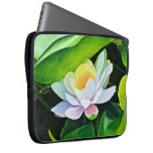Housse Pour Ordinateur Portable Floral Lily blanche (Devant droit)